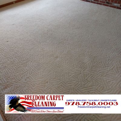 Cleaning a 15 year old carpet in Westford, MA