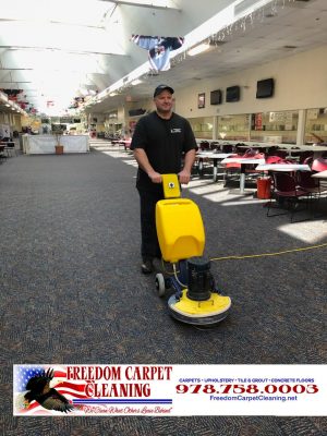 Commercial Carpet Cleaning for this sports center in Marlborough MA