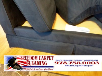 Upholstery Cleaning for a sofa in Tyngsboro, MA.